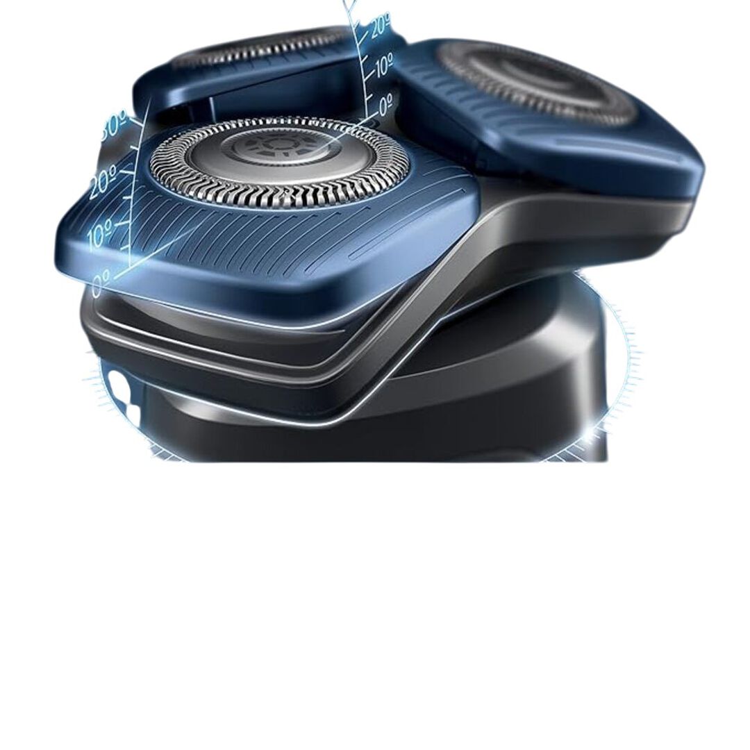 La serie 7000 de Philips se desliza suavemente sobre la piel, a la vez que corta cada pelo de forma apurada, incluso en barbas de 3 días. Equipada con la avanzada tecnología SkinIQ, la afeitadora detecta el pelo, se adapta y te guía con los movimientos correctos para una mayor protección de la piel.