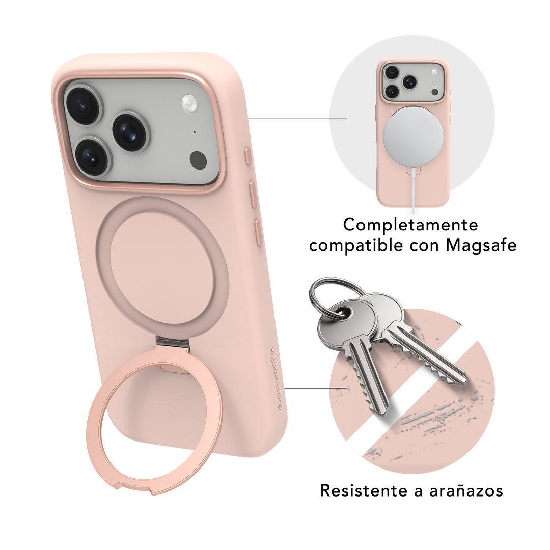 Funda iPhone 17 Pro  MS ICON Roskilde Rosa