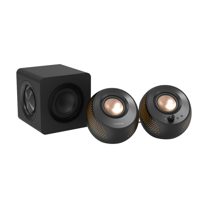 Altavoces para ordenador 2.1 USB-C con subwoofer e iluminaci&oacute;n RGB personalizable