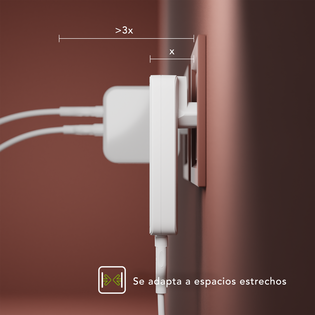 Power Bank Eco MAgsafe inal&aacute;mbrica de 10.000 Mah Fabricado con materiales pl&aacute;stico reciclado y recicables. 100% GRS certificado. Incorpora tambien un LED indicando si es necesario recargarla. Tambien cable USB C de carga.