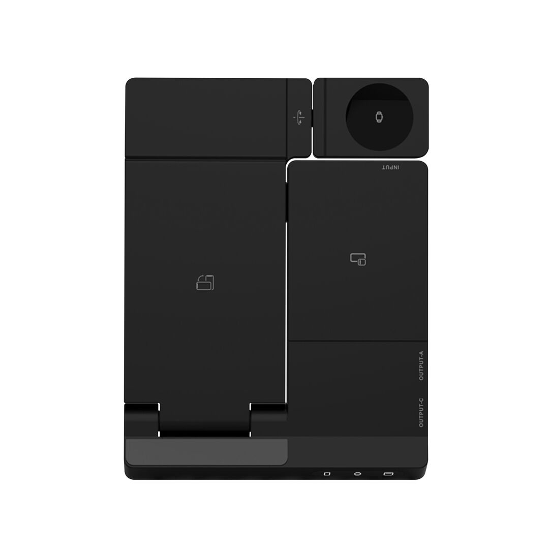 La organizaci&oacute;n en el escritorio es fundamental para ser m&aacute;s productivo. Con la nueva base cargador plegable de muvit for change, podr&aacute;s cargar todos tus dispositivos y mantener el orden en tu zona de trabajo. Con su dise&ntilde;o plegable, podr&aacute;s tenerlo en formato stand para cargar, m&oacute;viles, auriculares y relojes y podr&aacute;s guardarlo todo al volverlo a su posici&oacute;n original.