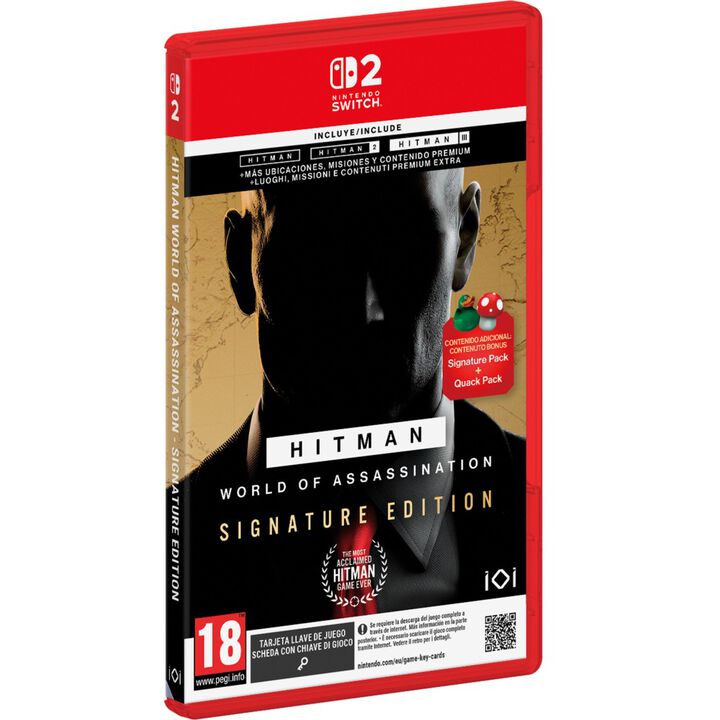 HITMAN WORLD OF ASSESSINATION SIGNATURE EDITION PARA NINTENDO SWITCH 2 VERSI&Oacute;N ESPA&Ntilde;OLA