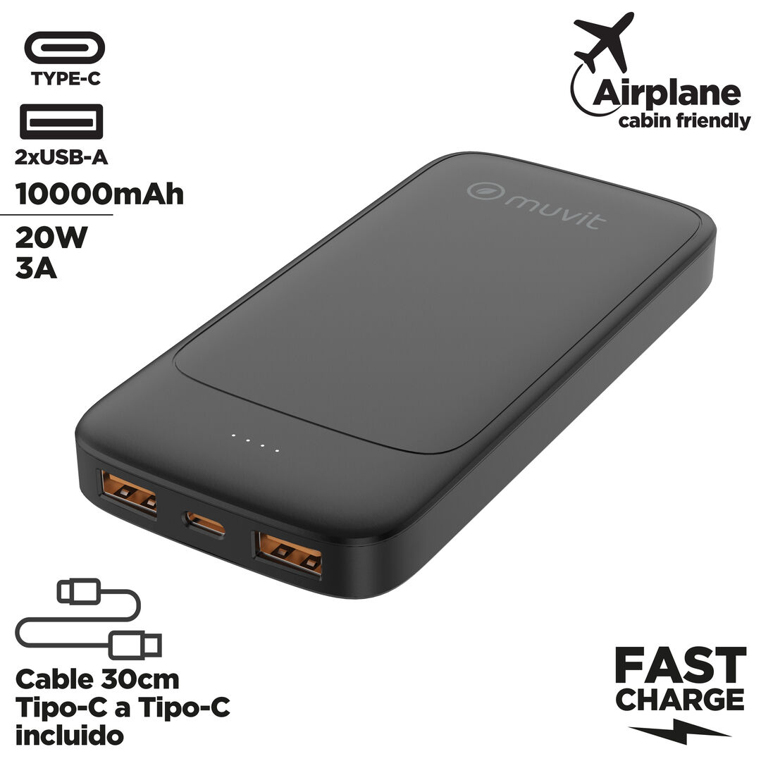 Power bank 10000mAh 2 USB