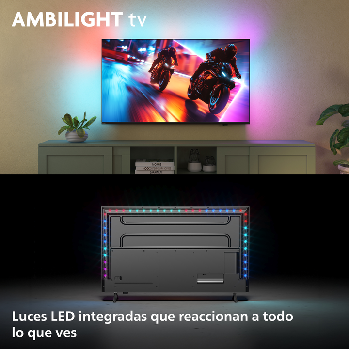 55" 4K MINI-LED Ambilight Smart TV
