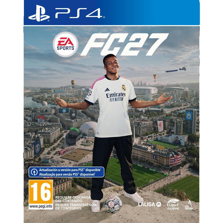 Videojuego PREVENTA EA Sports FC27 PS4
Disponible el 25/09/2026