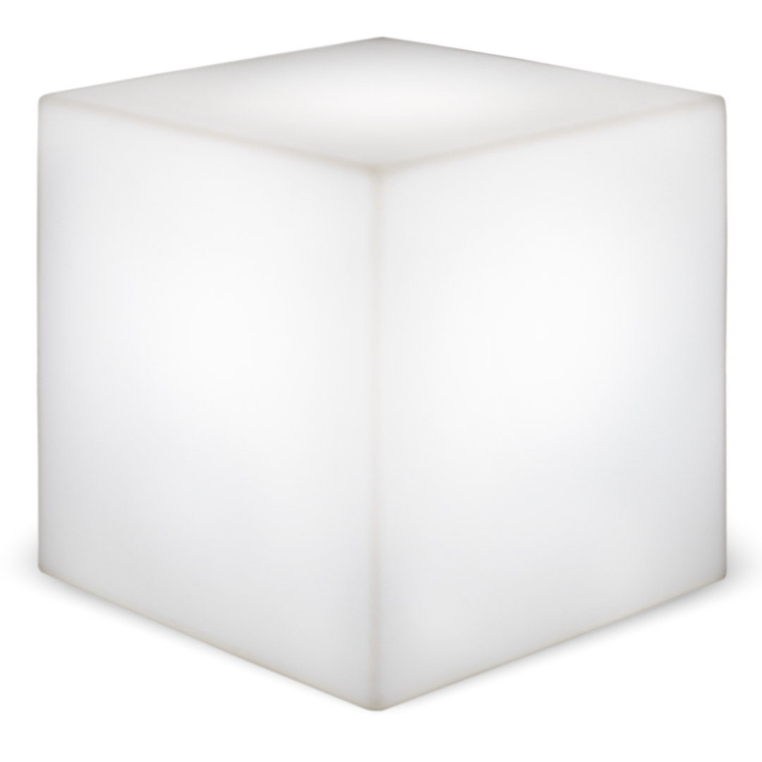 L&aacute;mpara cubo Cuby 45 Solar & Bater&iacute;a Luz RGBWW
