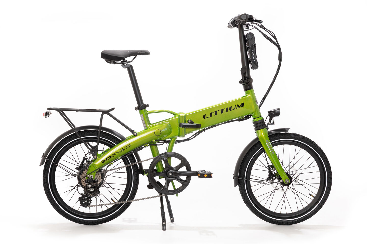 Bicicleta El&eacute;ctrica Plegable Green Bater&iacute;a 10,4Ah