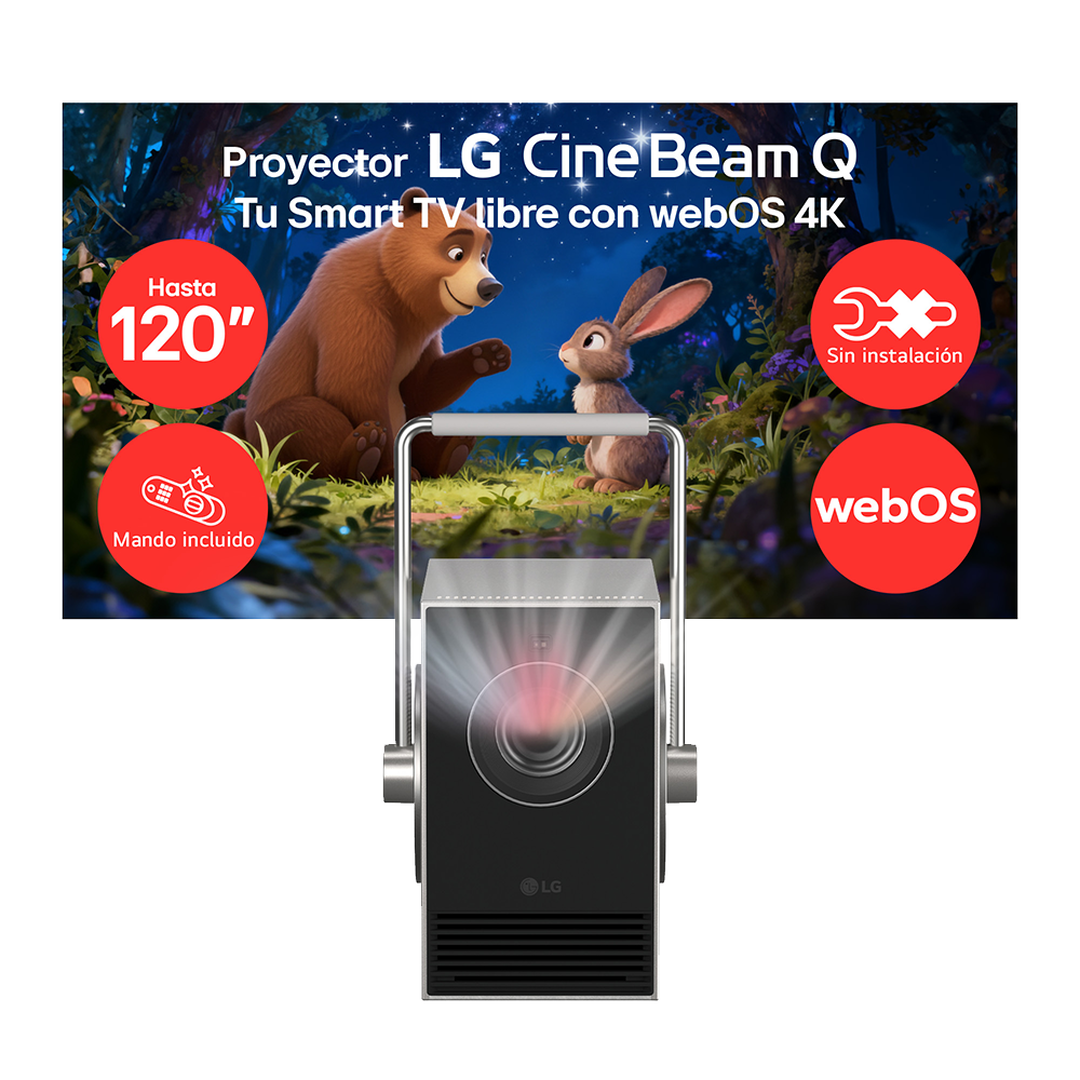 Proyector 4K 120 pulgadas PU600U