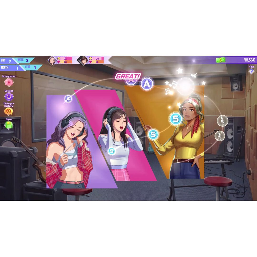 Videojuego K-Pop Idol Stories Road to Debut Switch