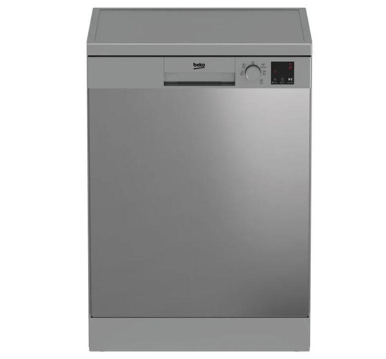 Lavavajillas de libre instalaci&oacute;n Beko con capacidad para 13 servicios, acabado en acero inoxidable antihuellas y 5 programas de lavado, funci&oacute;n de media carga, inicio diferido y sistema de seguridad WaterSafe&trade;.