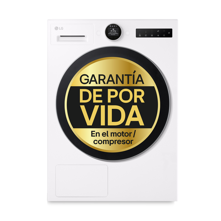 Secadora con Inteligencia artificial 9kg, clase energ&eacute;tica B, con Bomba de calor Dual Inverter, color Blanco, Serie 700