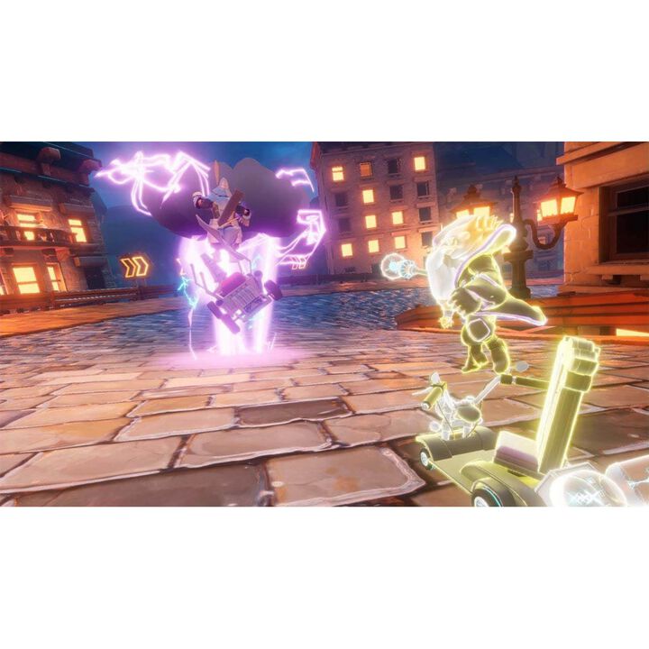 CHOCOBO GP PARA NINTENDO SWITCH VERSI&Oacute;N ESPA&Ntilde;OLA
       
PREPARADOS. LISTOS. &iexcl;CHOCOBO!
Arranca los motores y prep&aacute;rate para un nuevo juego de carreras con un plantel que incluye decenas de tus personajes favoritos de la serie Chocobo, cada uno con sus propias habilidades y peculiaridades. Equipa magicitas para dejar atr&aacute;s a la competencia y derrapa por circuitos bien conocidos en los modos multijugador local y en l&iacute;nea. &iexcl;Compite en torneos para hacerte con la victoria en el grand prix!
 
Video will open in a new window
CARACTER&Iacute;STICAS: 
El juego y sus personajes est&aacute;n basados en las franquicias Final Fantasy y Chocobo.
Modo historia que guiar&aacute; al jugador en los primeros compases del juego y permitir&aacute; desbloquear personajes adicionales
Modo multijugador en todos los modos de juego:
Modo GP. Torneos de hasta 64 jugadores (8 por ronda).
Modo online. Hasta 8 jugadores.
Modo local. Hasta 8 jugadores
Contrarreloj, carrera individual, carrera personalizada Hasta dos jugadores en la misma consola a pantalla partida.
Direcci&oacute;n art&iacute;stica colorista y refrescante, con continuas referencias al universo Final Fantasy.
Contenido adicional que se ir&aacute; a&ntilde;adiendo en diferentes eventos estacionales cada dos meses.
Mec&aacute;nicas de juego innovadoras dentro del g&eacute;nero de carreras de karts casuales:
Cada personajes tiene una habilidad &uacute;nica que puede ser usada durante la carrera.
La gesti&oacute;n de los &iacute;tems durante la carrera es importante: los &iacute;tems se pueden usar al momento o reservar para hacerlos evolucionar y que tengan un efecto m&aacute;s potente y duradero.