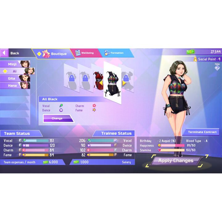 K-POP IDOL STORIES ROAD TO DEBUT SWITCH VERSI&Oacute;N ESPA&Ntilde;OLA