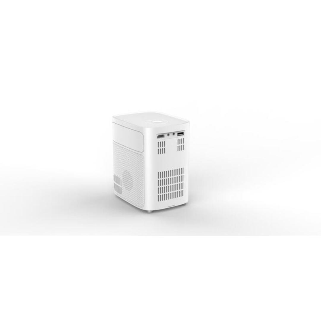 Proyector Strong Q1 HD 300 L&uacute;menes 120" LED LCD Port&aacute;til, que cabe en cualquier mochila y lleva im&aacute;genes n&iacute;tidas a cualquier lugar.