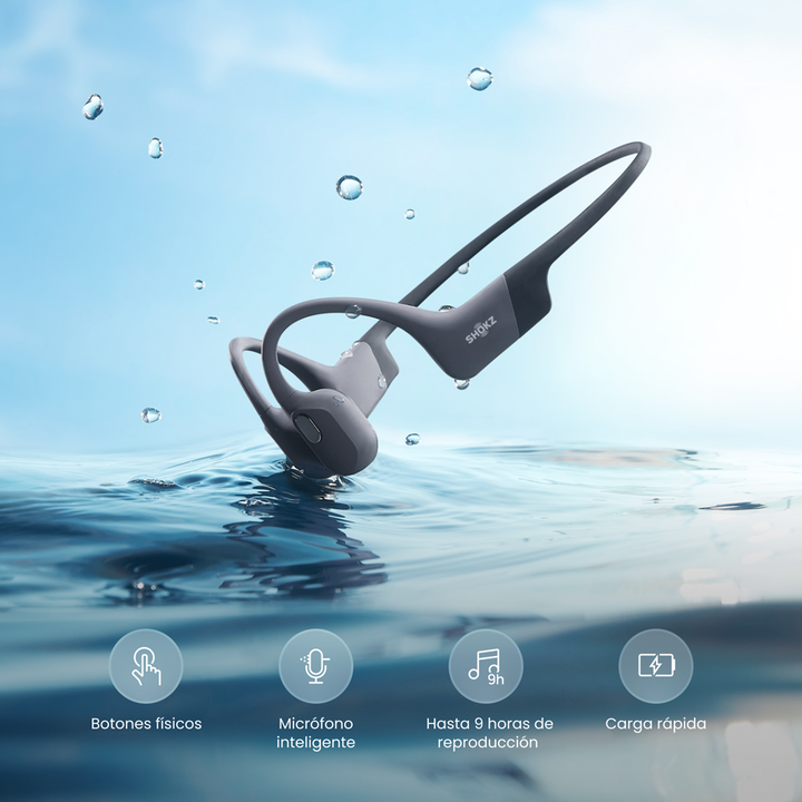 Auriculares deportivos Bluetooth sumergibles y resistentes al agua