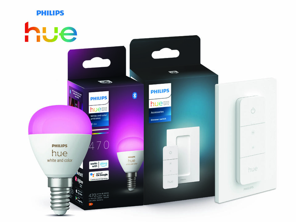 Bombilla Inteligente E14 esf&eacute;rica 4,3W RGB+mando