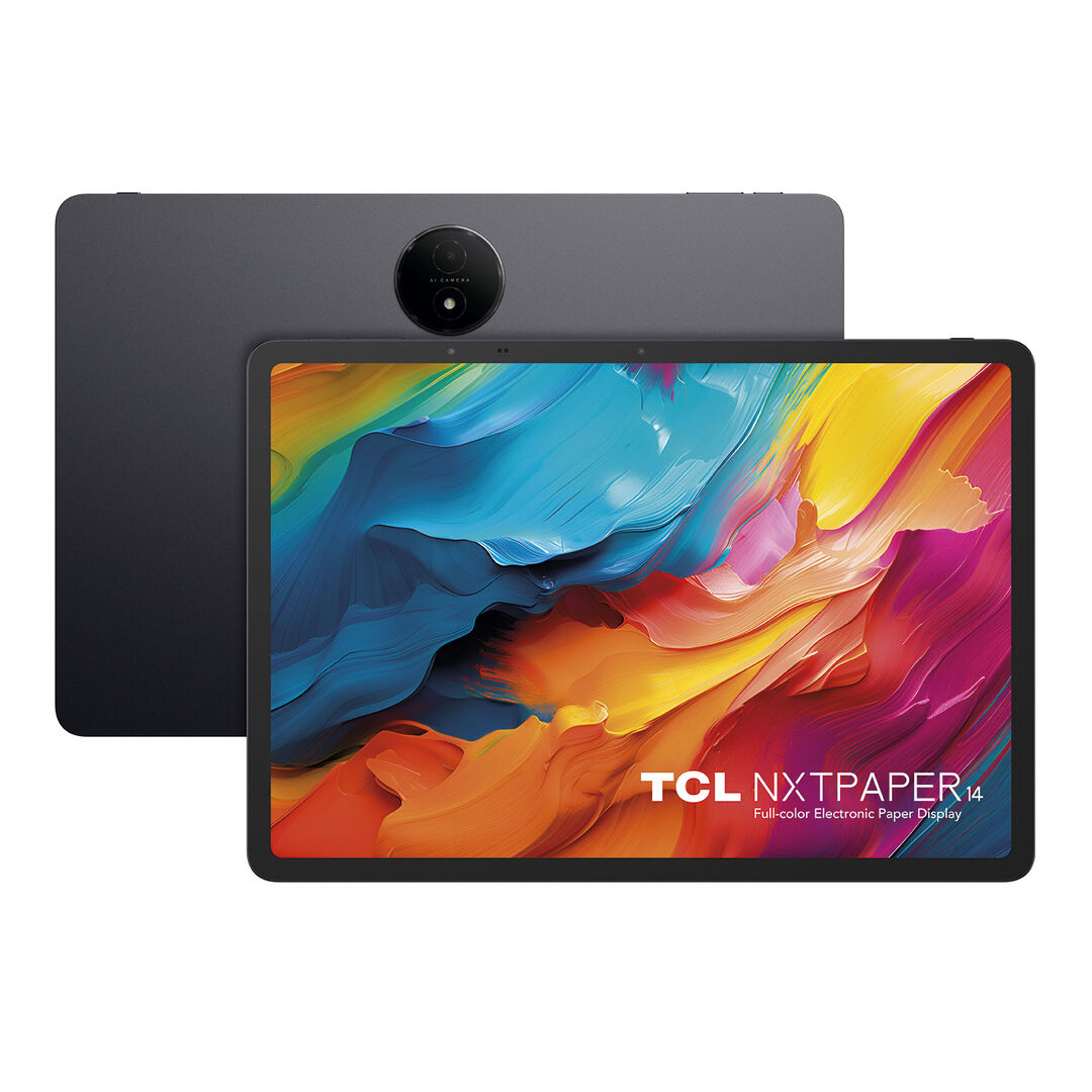 "Disfruta de la pantalla m&aacute;s avanzada de TCL con la tecnolog&iacute;a NXTPAPER 3.0: un panel de 14.3&rdquo; 2.4K con baja luz azul integrada por hardware, brillo de hasta 500 nits y formato 3:2, ideal para leer, estudiar, trabajar o disfrutar de tus series favoritas con la m&aacute;xima comodidad visual.

Con un dise&ntilde;o ultradelgado (6.95 mm) y un peso de solo 760g, la TCL NXTPAPER 14 combina potencia y elegancia en un solo dispositivo.

Rendimiento y almacenamiento para todo
Procesador MTK Helio G99 optimizado para multitarea y apps exigentes.
16GB RAM (8GB + 8GB expansi&oacute;n)* para un rendimiento fluido.
256GB de almacenamiento interno, ampliable para que nunca te falte espacio.
Android 14 para una experiencia m&aacute;s inteligente y segura.

C&aacute;maras que capturan cada detalle
Frontal dual 13MP + 5MP FF, ideal para videollamadas en alta calidad.
Trasera 8MP AF con flash para fotos y v&iacute;deos n&iacute;tidos en 1080p.

Audio inmersivo y comunicaci&oacute;n clara
4 altavoces para un sonido envolvente.
2 micr&oacute;fonos para llamadas y videollamadas con mayor nitidez.

Bater&iacute;a de larga duraci&oacute;n
10000mAh para hasta 12 horas de reproducci&oacute;n de v&iacute;deo.
Carga r&aacute;pida de 33W y carga inversa para mantener siempre tu ritmo.

Extras que marcan la diferencia
Reconocimiento facial para un acceso seguro.
Compatibilidad con T-Pen activo (incluido) para notas y dibujo.
Flipcase incluido para m&aacute;xima protecci&oacute;n desde el primer d&iacute;a.
Wi-Fi 802.11 a/b/g/n/ac y Bluetooth 5.0 para conectividad r&aacute;pida.
La TCL NXTPAPER 14 no es solo una tablet: es un centro de productividad y entretenimiento con una de las pantallas m&aacute;s c&oacute;modas y realistas del mercado.

En la caja: cargador r&aacute;pido 33W, cable USB-C, funda flipcase, T-Pen y gu&iacute;a r&aacute;pida."