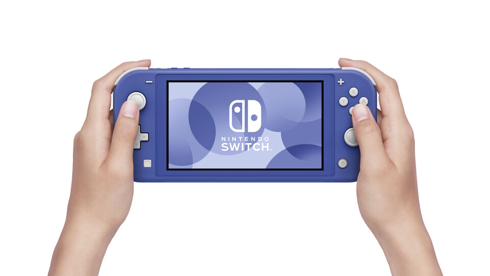 NINTENDO SWITCH LITE COLOR AZUL CONSOLA PORT&Aacute;TIL VERSI&Oacute;N ESPA&Ntilde;OLA