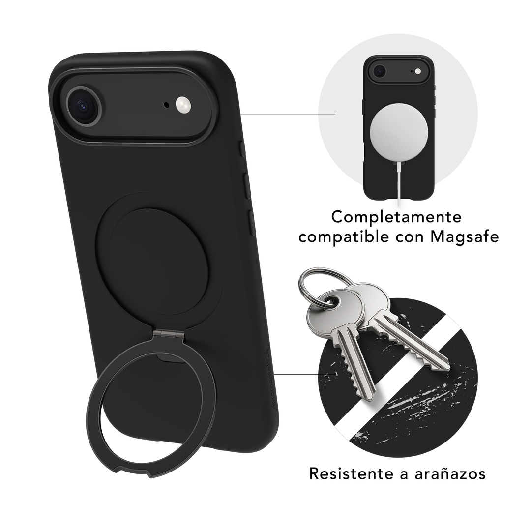 Funda iPhone 17 Air MS ICON Roskilde Negro