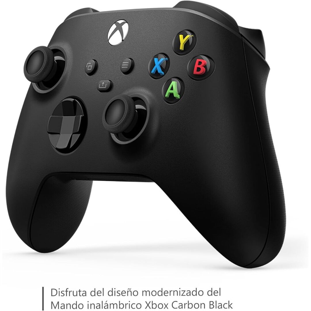 Mando XBOX Carbon Black Controller Inal&aacute;mbrico