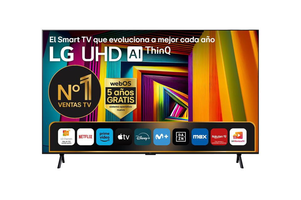 TV 98″, cable de alimentación, mando Magic Remote, soportes incluido.