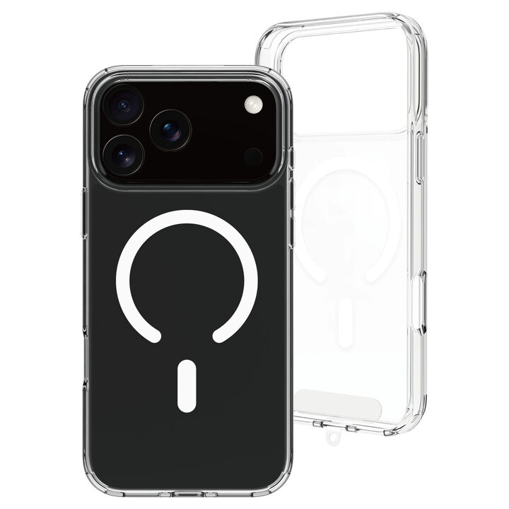 Funda muvit for change MagSafe transparente, pensada para proteger tu iPhone 18 Pro Max / 17 Pro Max sin ocultar su dise&ntilde;o original. Su acabado totalmente transparente resalta el dispositivo mientras ofrece una protecci&oacute;n eficaz frente a golpes, ca&iacute;das y ara&ntilde;azos del uso diario. 

Compatible con tecnolog&iacute;a MagSafe, integra un anillo magn&eacute;tico que asegura una alineaci&oacute;n perfecta con cargadores y accesorios, permitiendo una carga inal&aacute;mbrica r&aacute;pida y estable. Su ajuste preciso facilita el acceso a botones, puertos y c&aacute;mara sin necesidad de retirarla. 

Fabricada con materiales reciclados y certificada con el est&aacute;ndar GRS (Global Recycled Standard), refleja un compromiso real con la sostenibilidad. Adem&aacute;s, destina el 1% de sus ventas a 1% FOR THE PLANET. Incluye tambi&eacute;n un colgante de regalo, aportando comodidad y un extra pr&aacute;ctico para el d&iacute;a a d&iacute;a.