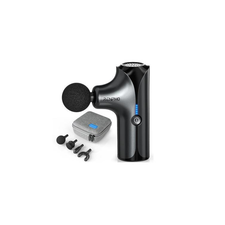 <p>RENPHO BALANCE: B&aacute;scula inteligente - RENPHO PEU-R-A017, 130 kg, Gris. Haz que el control de tu salud sea m&aacute;s f&aacute;cil, preciso y motivador con la b&aacute;scula de ba&ntilde;o inteligente Renpho, dise&ntilde;ada para ofrecerte informaci&oacute;n completa y un toque de color a tu rutina diaria.</p>
<p>PISTOLA DE MASAJE: RENPHO MINI GM173. Mini Pistola de Masaje Muscular, RENPHO Pistola Masaje de Percusi&oacute;n de Tejido Profundo, Masajeador El&eacute;ctrico de M&uacute;sculos port&aacute;til para Atletas, 4 Cabezas y 5 Modos, Bater&iacute;a de Larga. Negro.</p>