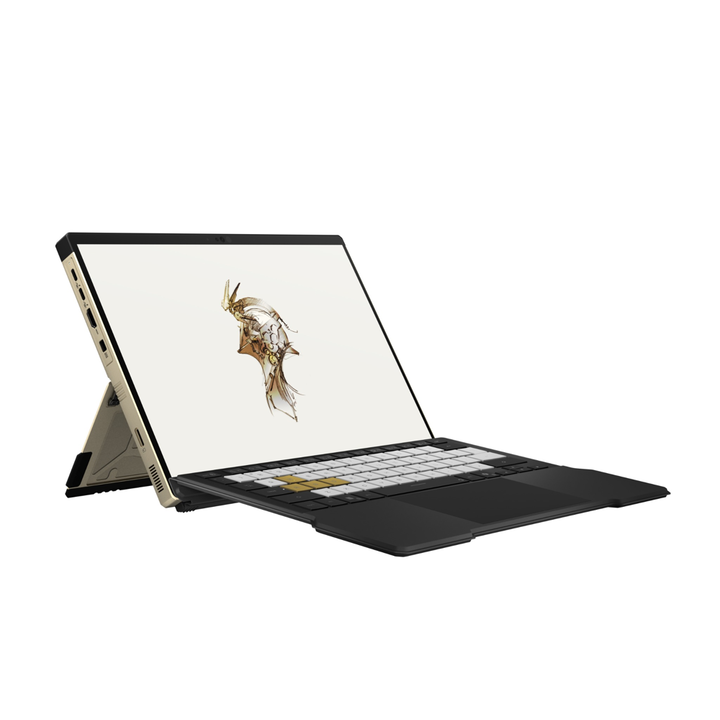 ASUS ROG Flow Z13-KJP GZ302EAC-RU178W - Ordenador Port&aacute;til Gaming de 13.4" WQXGA 180Hz (AMD Ryzen AI Max+ 395, 128GB RAM, 1TB SSD, Radeon 8060S, Windows 11 Home) Oro Decennium - Teclado QWERTY espa&ntilde;ol