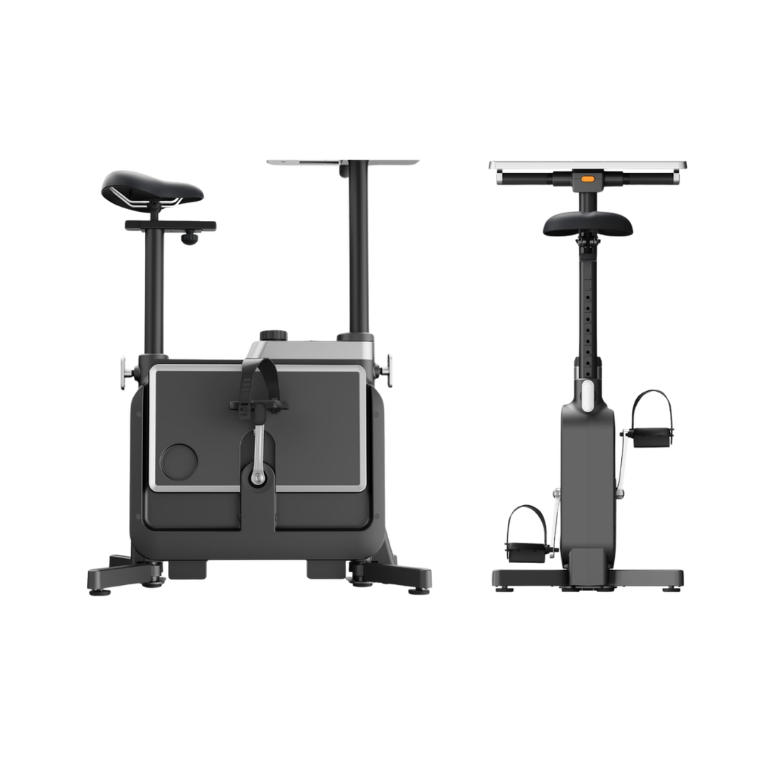Bicicleta est&aacute;tica plegable W1B con escritorio