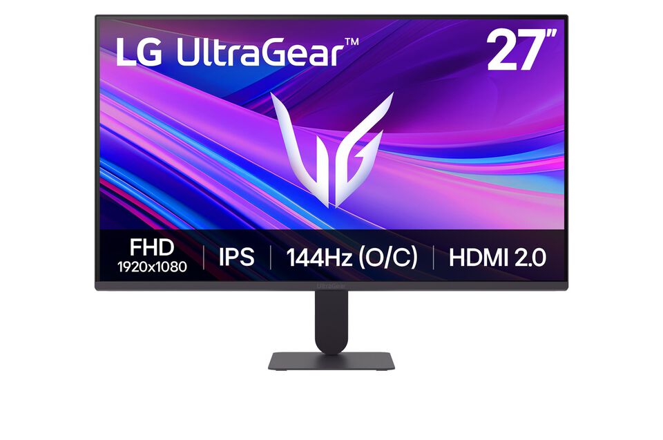 Monitor LG UltraGear G4 de 27" FHD IPS con 144Hz (O/C) y NVIDIA G-SYNC Compatible