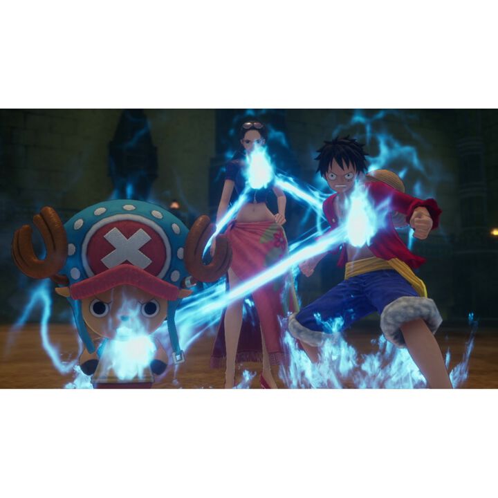 ONE PIECE ODYSSEY DELUXE EDITION SWITCH JUEGO F&Iacute;SICO PARA NINTENDO SWITCH VERSI&Oacute;N ESPA&Ntilde;OLA GARANT&Iacute;A EUROPEA
&Uacute;nete a los Piratas del Sombrero de Paja en Nintendo Switch.
Contenido:
・Juego base
・Escenario adicional "Reuni&oacute;n de recuerdos"
・Conjunto de ropa de viaje
・Ropa de viaje del Rey Francotirador
・Conjunto de Ciudad del Agua
IDIOMAS:
El RPG publicado para conmemorar el 25.&ordm; aniversario de la serie "ONE PIECE", que goza de mucha popularidad tanto en su historia original como en la versi&oacute;n de anime, por fin est&aacute; disponible en Nintendo Switch en una edici&oacute;n de lujo que incluye escenarios y atuendos adicionales.
 
El famoso pirata Monkey D. Luffy, m&aacute;s conocido como Luffy Sombrero de Paja, y su tripulaci&oacute;n navegan por el Nuevo Mundo en busca de nuevas islas donde les aguardan un mont&oacute;n de aventuras.
Sin embargo, durante la traves&iacute;a, una tormenta los sorprende y acaban naufragando. Aparecen en la costa de una exuberante isla tropical rodeada de violentas tempestades...
 
Separado de su tripulaci&oacute;n, Luffy emprende una nueva aventura para encontrar a sus amigos y escapar de la isla.
&iexcl;Los aguardan nuevos enemigos muy peligrosos, aterradoras fuerzas de la naturaleza y mucho m&aacute;s!
 
&iexcl;Juega con los distintos miembros de la tripulaci&oacute;n del Sombrero de Paja en un cl&aacute;sico RPG que se desarrolla en el mundo del famoso anime ONE PIECE!
 
El producto incluye el escenario adicional "Reuni&oacute;n de recuerdos", que se puede jugar tras completar la historia principal. Incluye el "Conjunto de ropa de viaje", la "Ropa de viaje del Rey Francotirador" y el "Conjunto de Ciudad del Agua". El "Conjunto de Ciudad del Agua" se incorpora como novedad en esta edici&oacute;n.
&iexcl;Descubre la "verdad oculta" de la misteriosa isla de Waford con los Piratas del Sombrero de Paja!
Caracter&iacute;sticas:
 
UNA ISLA MISTERIOSA
Luffy decide explorar la isla para reunirse con su tripulaci&oacute;n, que est&aacute; desperdigada. En su camino, se topan con unas ruinas misteriosas y con monstruos nunca vistos. Pese al entusiasmo inicial de los Piratas del Sombrero de Paja por la isla deshabitada, muy pronto todo cambia cuando conocen a dos habitantes humanos: Adio y Lim. &iexcl;Disfruta de esta trama novedosa con dosis de nostalgia del mundo de ONE PIECE!
 
PIRATAS DEL SOMBRERO DE PAJA UNIDOS
&iexcl;Derrota a nuevos enemigos, desvela misterios antiguos y vive toda una aventura con tus Sombrero de Paja favoritos! &iexcl;Los jugadores pueden meterse en la piel, las chanclas y las pezu&ntilde;as de Luffy, Zoro, Nami, Usopp, Sanji, Chopper, Robin, Franky y Brook! Adem&aacute;s de sus destrezas para el combate, cada personaje tiene una habilidad de exploraci&oacute;n especial, como el tirachinas goma goma de Luffy y el don de Zoro para derribar barreras a base de tajos.
 
UN RPG CON EL TOQUE ONE PIECE
Cumple misiones y explora mazmorras aderezadas con el aut&eacute;ntico toque de ONE PIECE. &iexcl;El sistema de escenas dram&aacute;ticas te llevar&aacute; a vivir situaciones inesperadas y aleatorias! &iquest;Qu&eacute; har&aacute;s si un enemigo intimida a Usopp y toca ir a rescatarlo? Adem&aacute;s de las batallas en zonas aleatorias, donde los jugadores se desplazan por distintas zonas de batalla, el sistema de escenas dram&aacute;ticas permite que las batallas se desarrollen de forma imprevista y den lugar a situaciones sorprendentes, en las que los jugadores tendr&aacute;n que elaborar una estrategia y usar las habilidades &uacute;nicas de los Piratas del Sombrero de Paja para derrotar a los enemigos. Aparte del episodio principal, los jugadores encontrar&aacute;n tambi&eacute;n historias secundarias y batallas con las que sumergirse a&uacute;n m&aacute;s en un universo de ONE PIECE diferente.
Una gran aventura a trav&eacute;s de "recuerdos" nost&aacute;lgicos
La gran aventura que vas a vivir comienza en el "lugar de los recuerdos" de la tripulaci&oacute;n del Sombrero de Paja.
Vive una "nueva aventura &eacute;pica" en un "mundo nost&aacute;lgico" que solo pueden describir los Piratas del Sombrero de Paja dos a&ntilde;os despu&eacute;s.
Disfruta de la historia completa de ONE PIECE ODYSSEY con la ONE PIECE ODYSSEY Deluxe Edition
El producto incluye el escenario adicional "Reuni&oacute;n de recuerdos", que se puede jugar tras completar la historia principal. Incluye el "Conjunto de ropa de viaje", la "Ropa de viaje del Rey Francotirador" y el "Conjunto de Ciudad del Agua". El "Conjunto de Ciudad del Agua" se incorpora como novedad en esta edici&oacute;n.