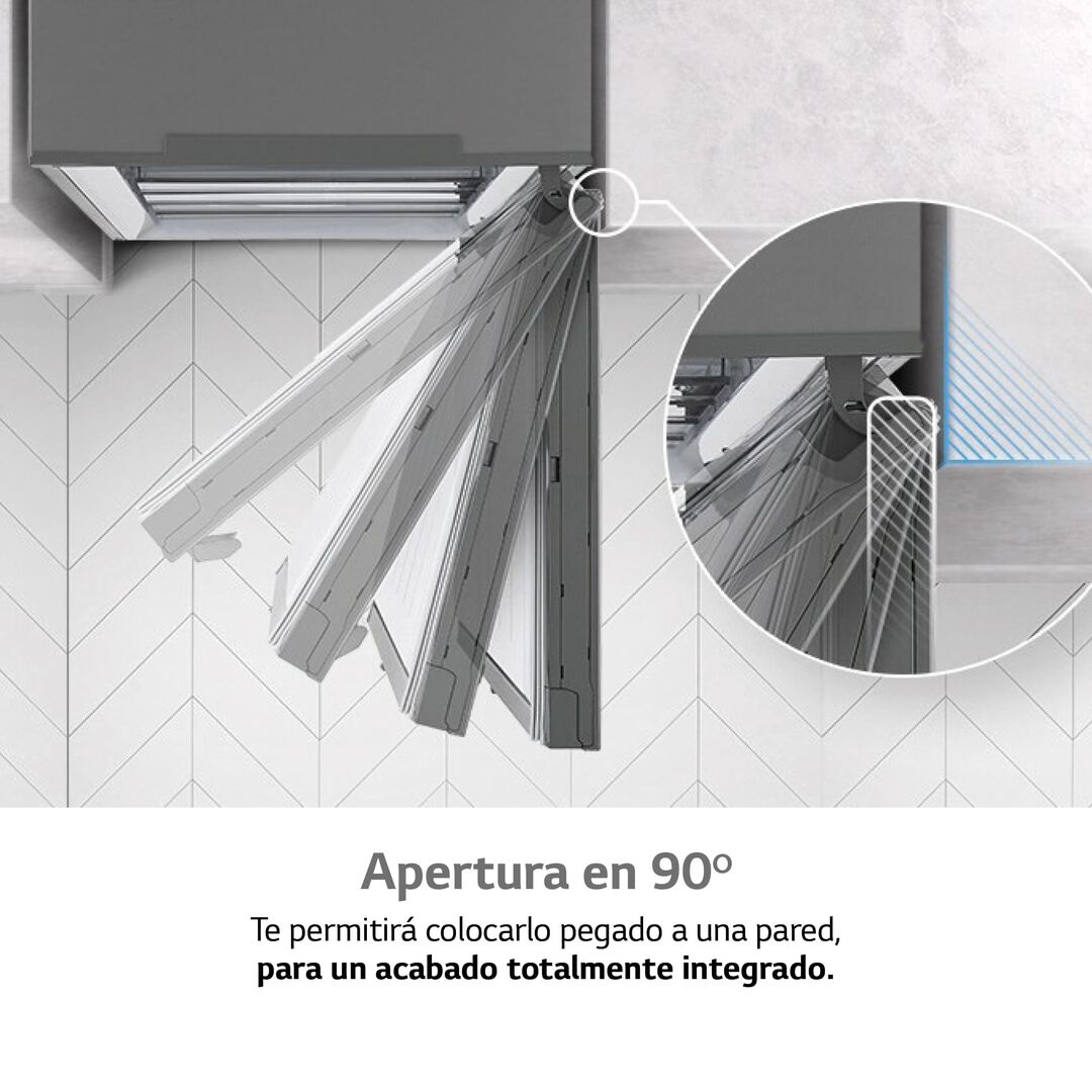 Frigor&iacute;fico 386 L con DoorCooling+, No Frost, compresor con garant&iacute;a de por vida.