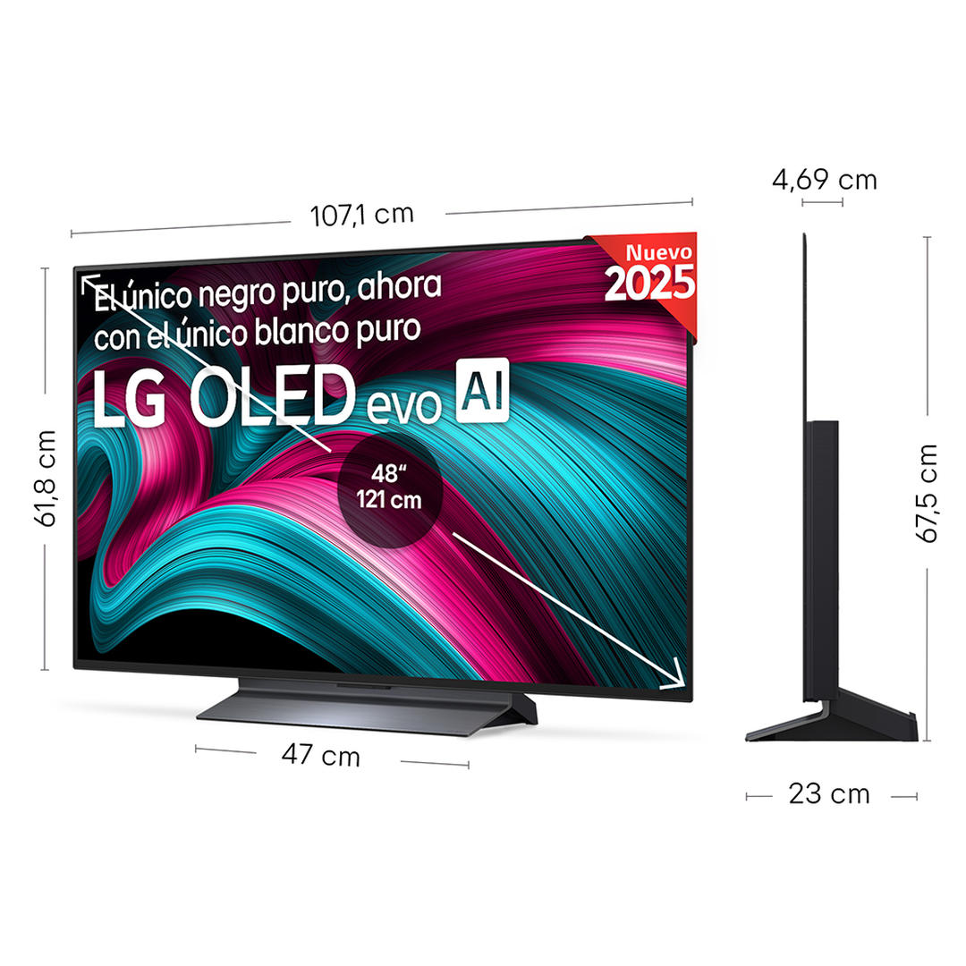 Smart TV LG OLED evo AI C5 48 pulgadas 4K 2025