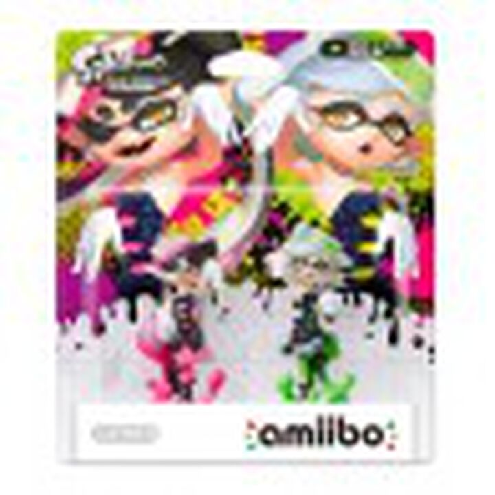 Pack de dos figuras Amiibo Splatoon 3:  Mar Y Tina