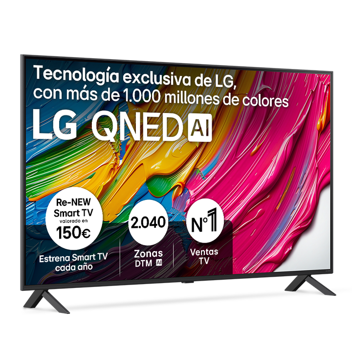 Smart TV LG QNED AI QNED80 55 pulgadas 4K 2025