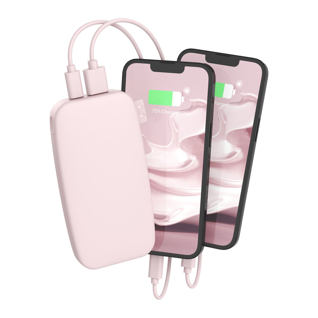Powerbank 12000 mAh 

Batería recargable de bolsillo 

Nuestros últimos Powerbanks tienen un diseño suave y, gracias a la función de carga rápida, son más rápidos que nunca. Con 20W Power Delivery sus dispositivos estarán listos para funcionar antes de que se de cuenta. El Powerbank 12000 mAh puede cargar su teléfono hasta 4 veces y su tablet hasta 2 veces. 

 *  Carga ultrarrápida con suministro de energía de 20 W 

 *  Carga hasta el 50% en 30 min 

 *  6 características de seguridad 

 *  Aprobado para avión