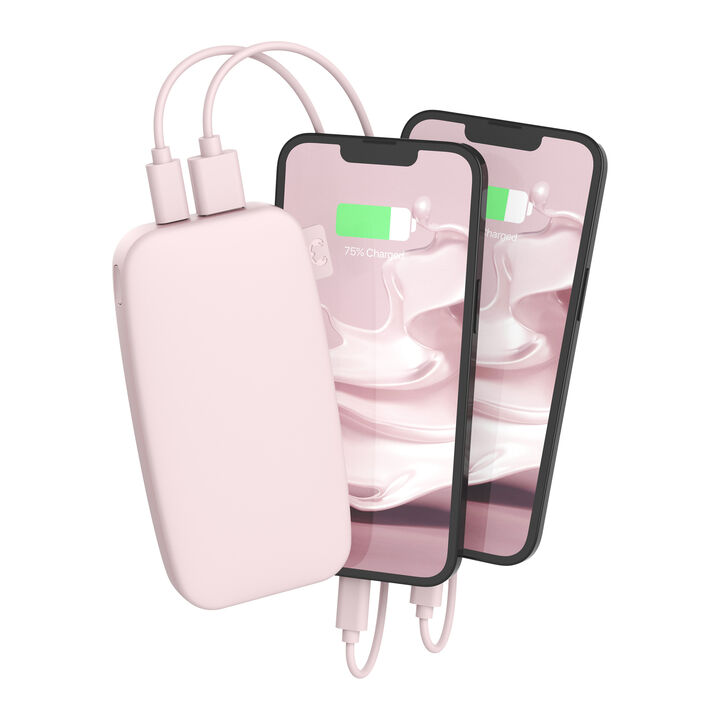 Powerbank 12000 mAh 

Batería recargable de bolsillo 

Nuestros últimos Powerbanks tienen un diseño suave y, gracias a la función de carga rápida, son más rápidos que nunca. Con 20W Power Delivery sus dispositivos estarán listos para funcionar antes de que se de cuenta. El Powerbank 12000 mAh puede cargar su teléfono hasta 4 veces y su tablet hasta 2 veces. 

 *  Carga ultrarrápida con suministro de energía de 20 W 

 *  Carga hasta el 50% en 30 min 

 *  6 características de seguridad 

 *  Aprobado para avión