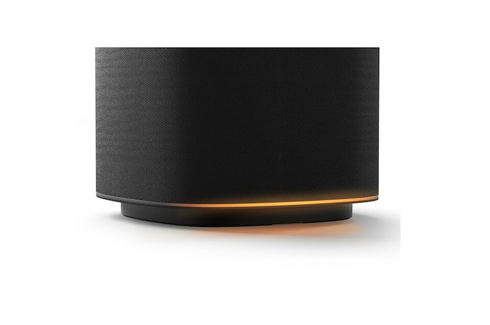 Altavoz LG Sound Suite M5 con conectividad WiFi, sonido 1.1.1 canales, Hi‑Res Audio y compatibilidad con Dolby Atmos FlexConnect. Ideal para ampliar el ecosistema Sound Suite con calibraci&oacute;n autom&aacute;tica y sonido inteligente AI Sound Pro.