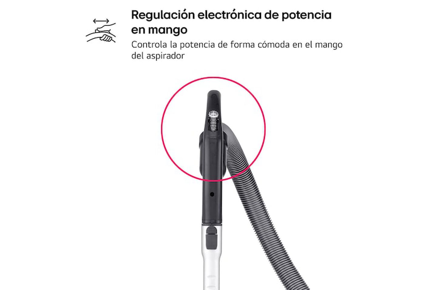 Aspirador sin bolsa LG Kompressor 650W con sistema de compresión de polvo