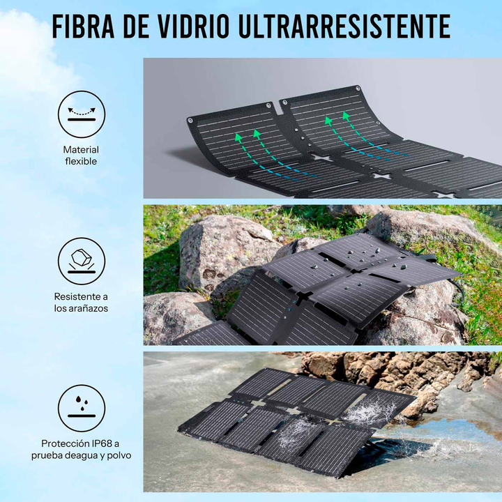 Anker SOLIX PS60 - Panel Solar Port&aacute;til 60W Ultraligero