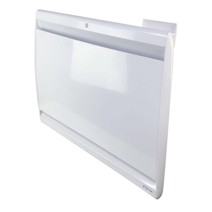 El modelo MICAIRON A está fabricado en cerámica, de acuerdo con la norma NF, y cuenta con control WIFI a través de la App Tuya Smart y una pantalla LCD desde la que controlar todas las funciones y ajustes. Cuenta con termostato ajustable, 4 modos de funcionamiento y 9 programas preinstalados, así como la posibilidad de configurar una programación independiente para cada día de la semana. También cuenta con una novedad exclusiva, la función de ventana abierta, que permite que la estufa, si detecta una bajada brusca de temperatura, se detenga automáticamente para evitar un consumo excesivo, y vuelva a encender manualmente como de costumbre cuando se desee. Está disponible en 3 potencias diferentes: 1000W, 1500W y 2000W