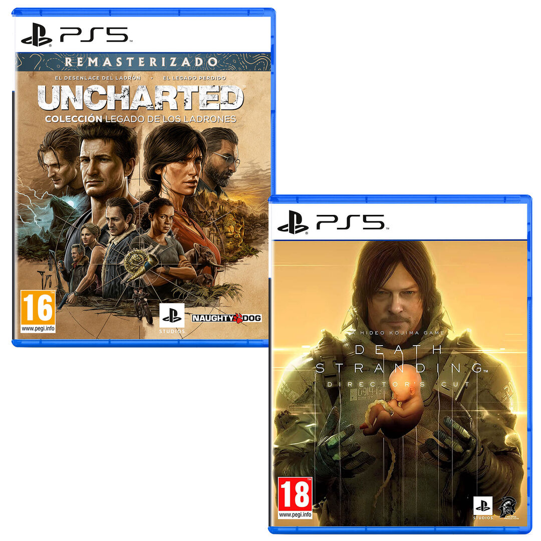 Pack Uncharted + Death Stranding PS5