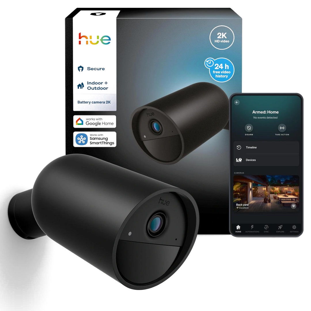 C&aacute;mara Videovigilancia Hue Secure 2K Bater&iacute;a