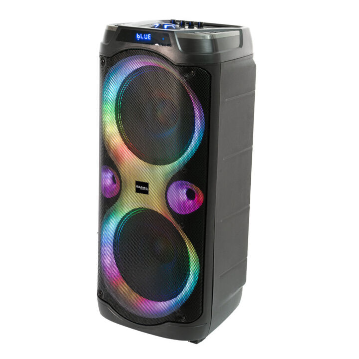 <p>El <strong>COLUMBA-KARAOKE</strong> es un potente altavoz de fiesta de <strong>1000 W de potencia m&aacute;xima</strong>, dise&ntilde;ado para disfrutar de sesiones de karaoke y m&uacute;sica con un sonido potente y una iluminaci&oacute;n espectacular. Incorpora dos micr&oacute;fonos inal&aacute;mbricos VHF, por lo que solo tendr&aacute;s que conectar tu televisor, smartphone o tablet mediante Bluetooth para comenzar a cantar tus canciones favoritas.</p>