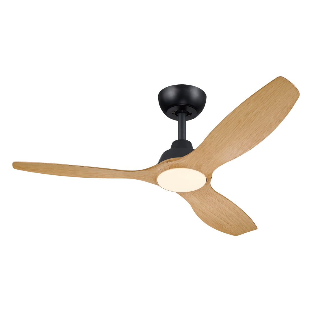 Ventilador de Techo Olas 52&Prime; DC Negro Madera