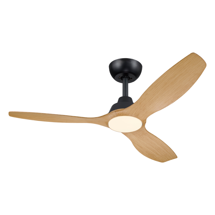 Ventilador de Techo Olas 52&Prime; DC Negro Madera