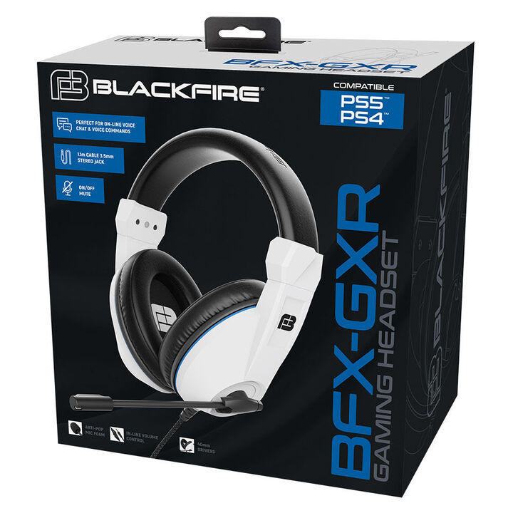 Pack del juego GTA V PS5 (Grand Theft Auto V) y los auriculares gaming BLACKFIRE BFX-GXR para PS5-PS4