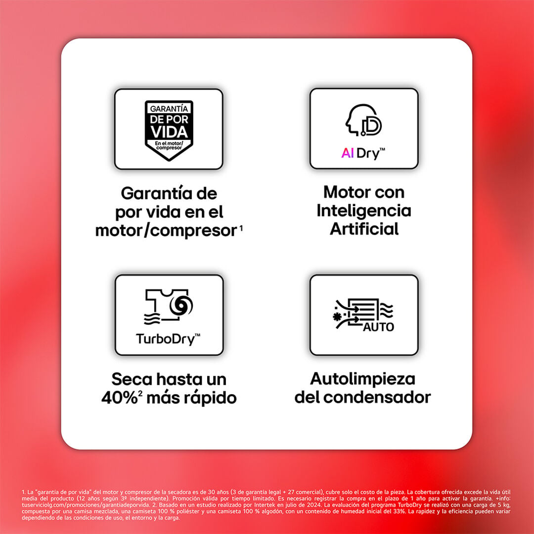 Secadora bomba de calor 10Kg RHX5010TLB