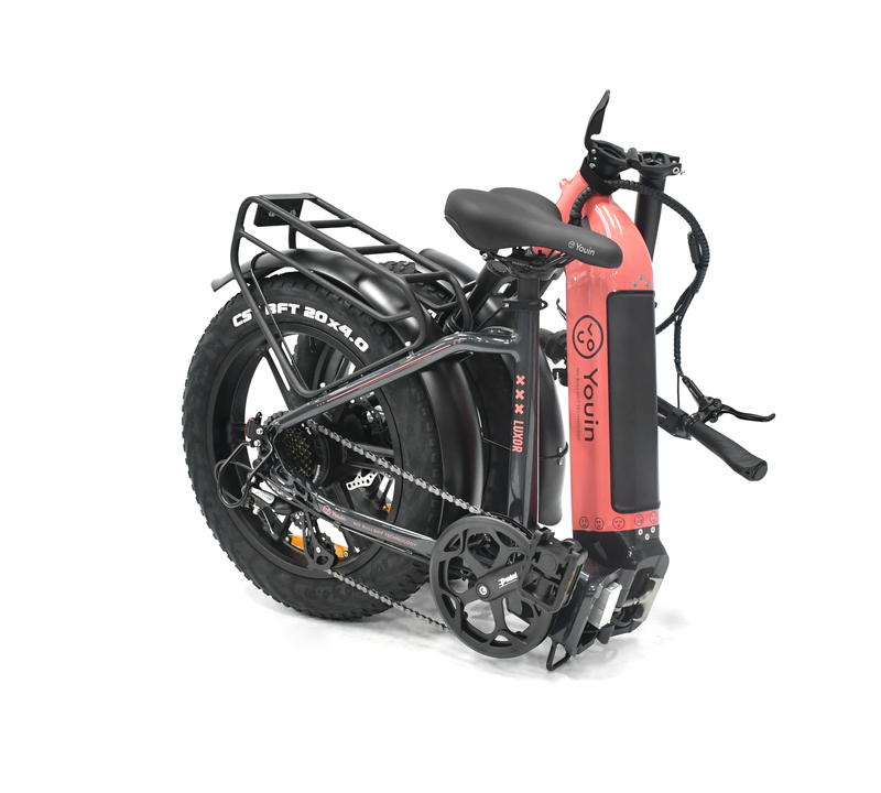 E-BIKE 20"  FAT YOUIN LUXOR II - CORAL / NEGRO
