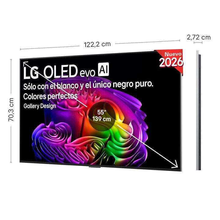 Smart TV LG OLED evo AI G6 55 pulgadas 4K 2026